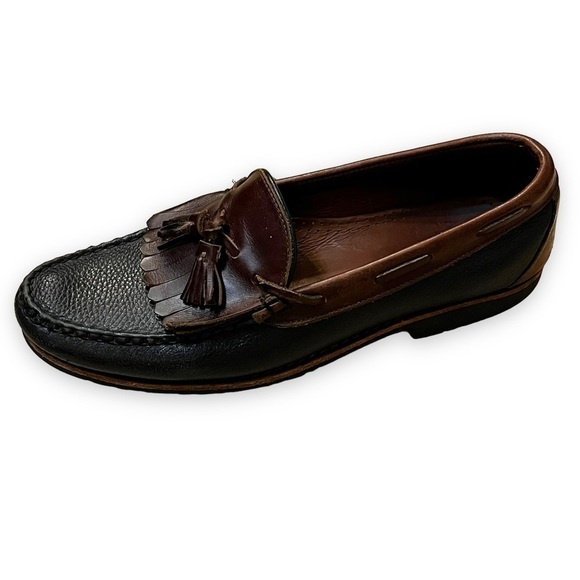 Allen Edmonds Nashua Loafers Leather Kiltie Tassel Shoes Preppy Classic Size 11 - Picture 1 of 15